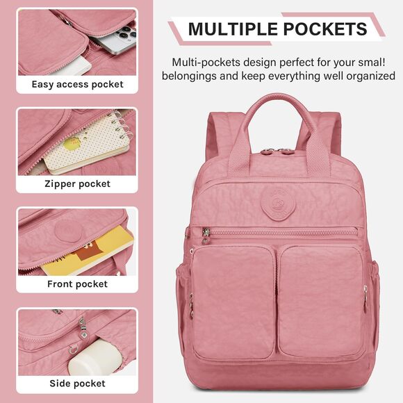 8069 Backpack Purse, Fashionable Mini Backpack Crossbody Bag, Small Daypack